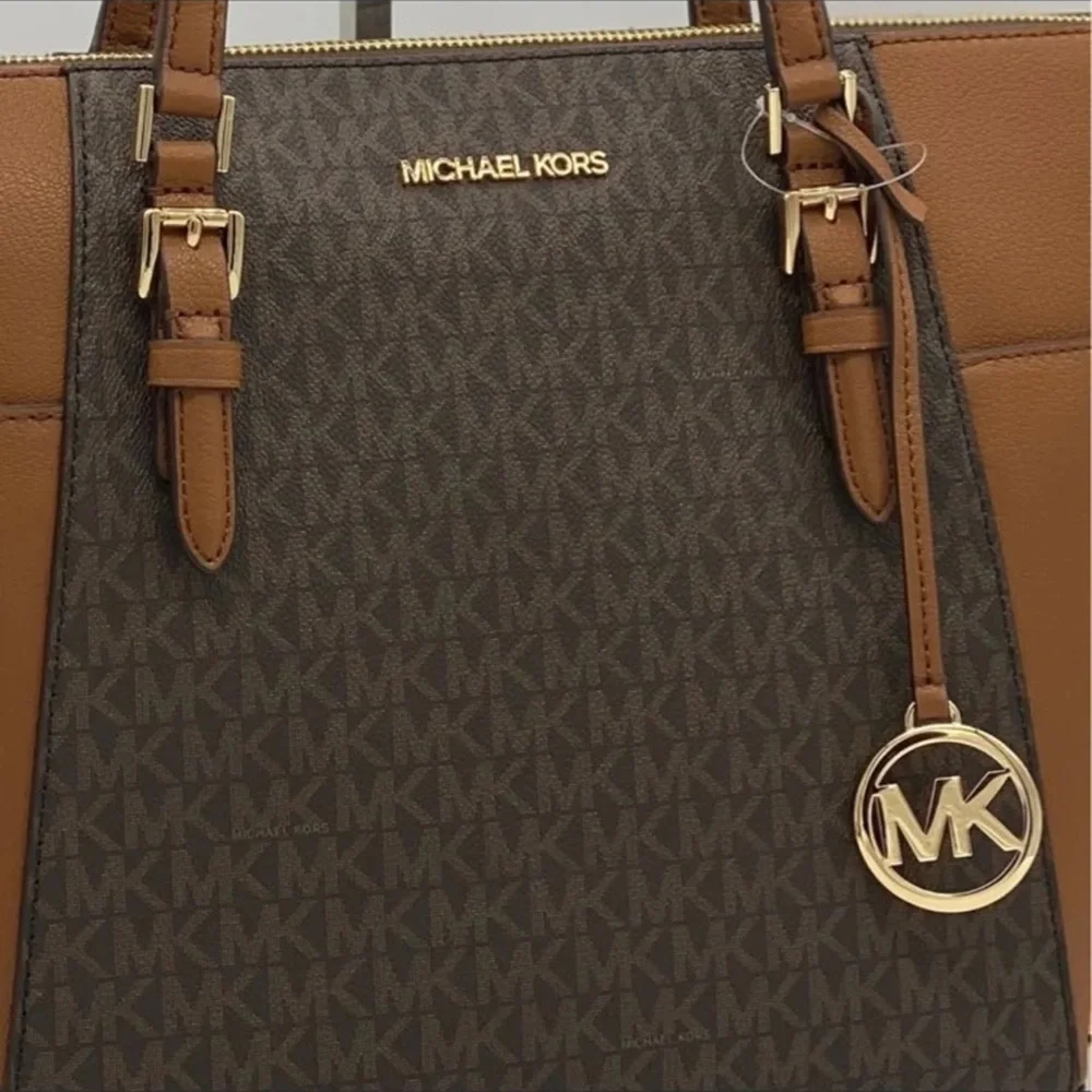 MICHAEL KORS CHARLOTTE LARGE TOP ZIP Tote bag
